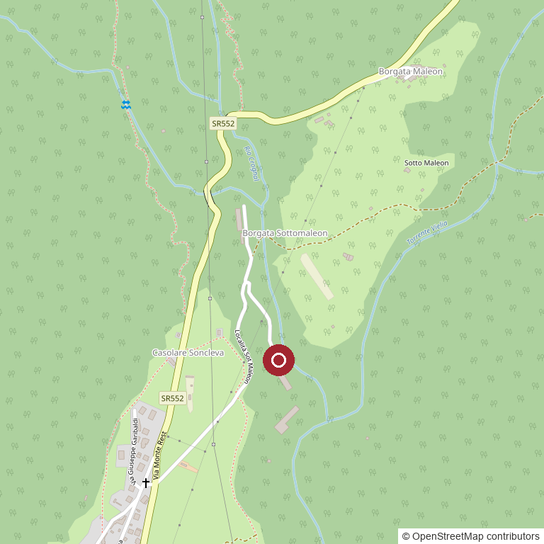 Mappa: Azienda agricola Fratelli Gambon, Tramonti di Sopra