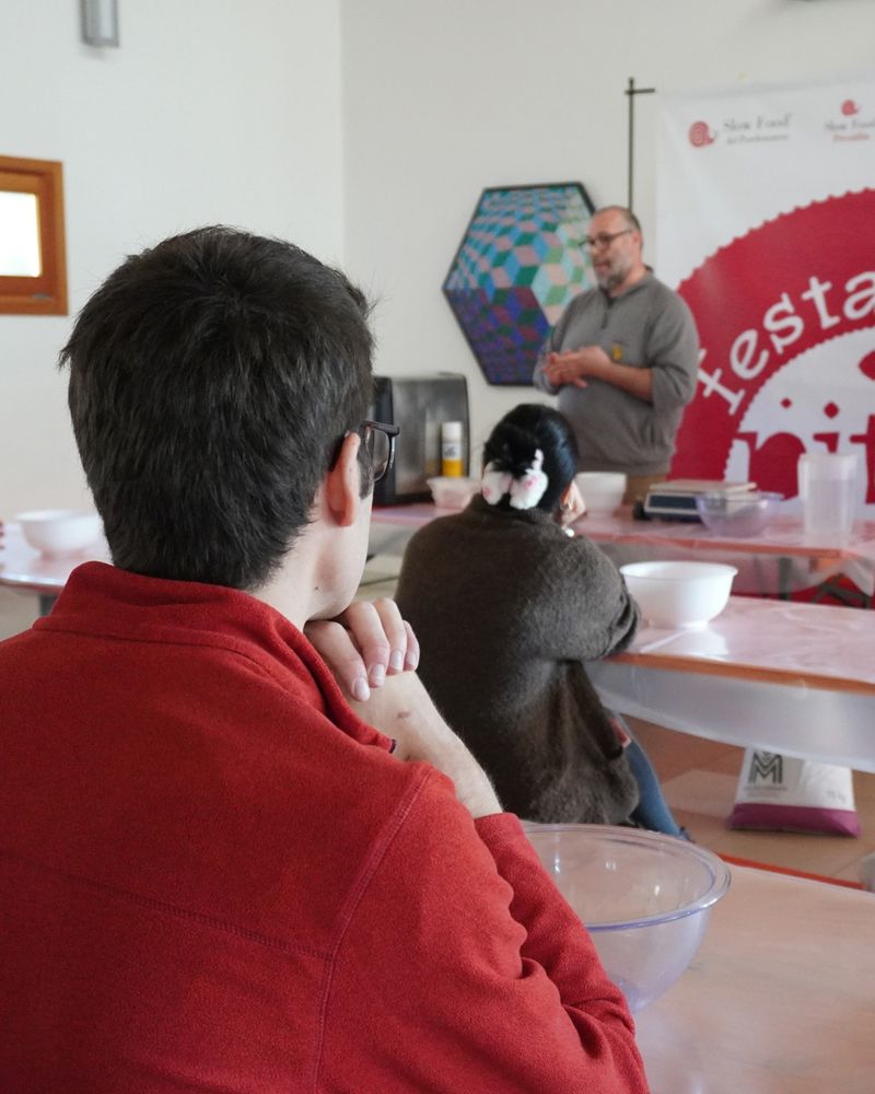Ein Geschmacksworkshop der Festa della Pitina